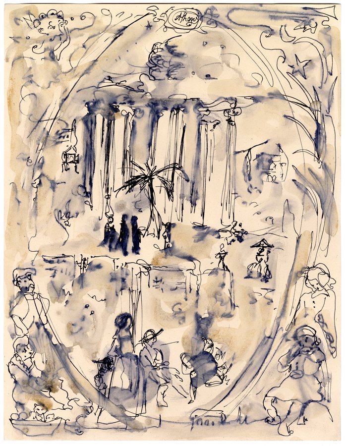 Lydia Venieri, At The Temple Of Olympian Zeus