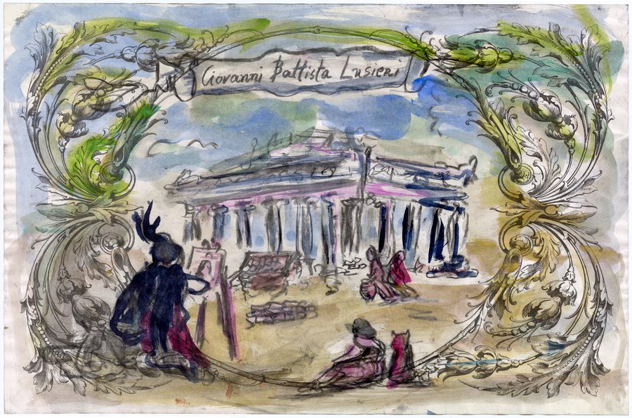 Lydia Venieri, Giovanni Batista Lusieri