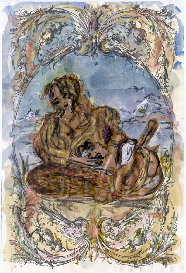 Lydia Venieri, Heide And Juan At The Greek Island