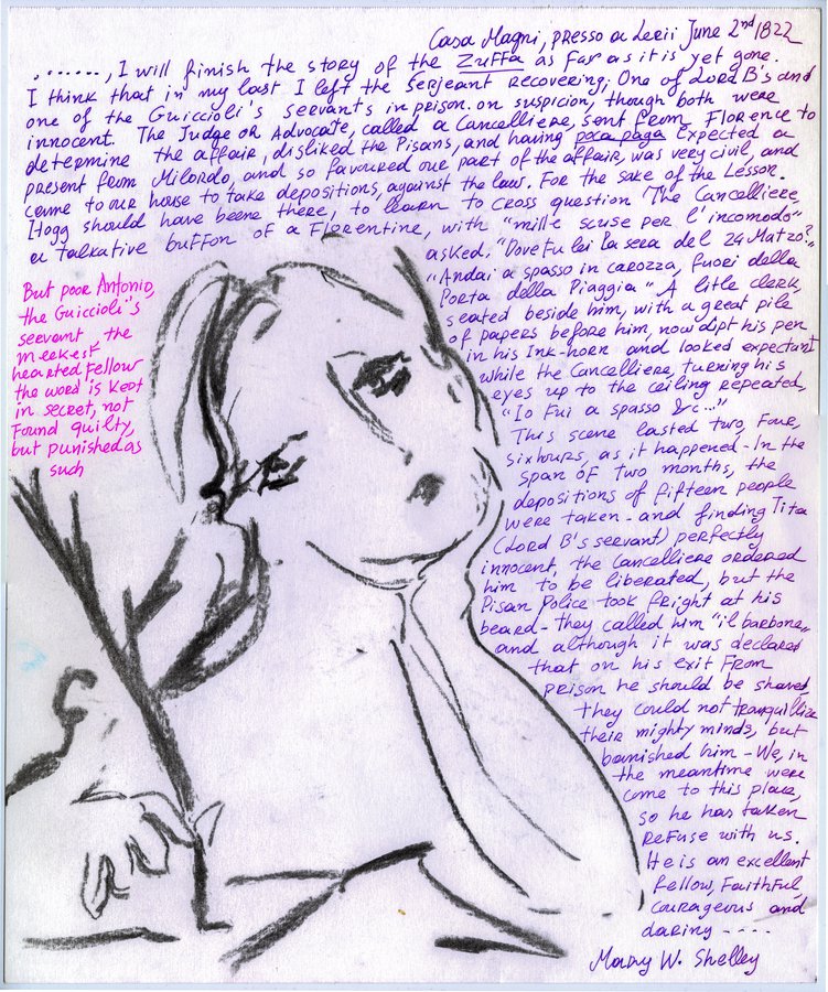 Lydia Venieri, Mary Shelley Writes From Casa Magni