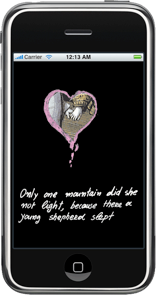 Lydia Venieri, moonlight iphone app screenshot