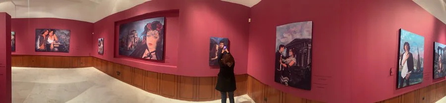 Lydia Venieri, Byronic Era at the Olympic Municipal Gallery Marousi