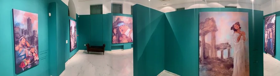Lydia Venieri, Byronic Era at the Olympic Municipal Gallery Marousi